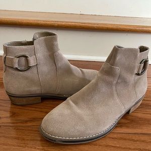 Franco Fortini Suede Boots, Size 8.5